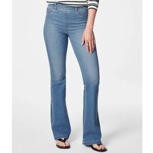 SPANX SPANXshape Original EveryWear Flare Jeans | Size 1X TALL | Stonewashed Blu